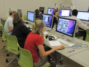 Students in the Computer Lab During a Summer Workshop on Language Learning and Technology 